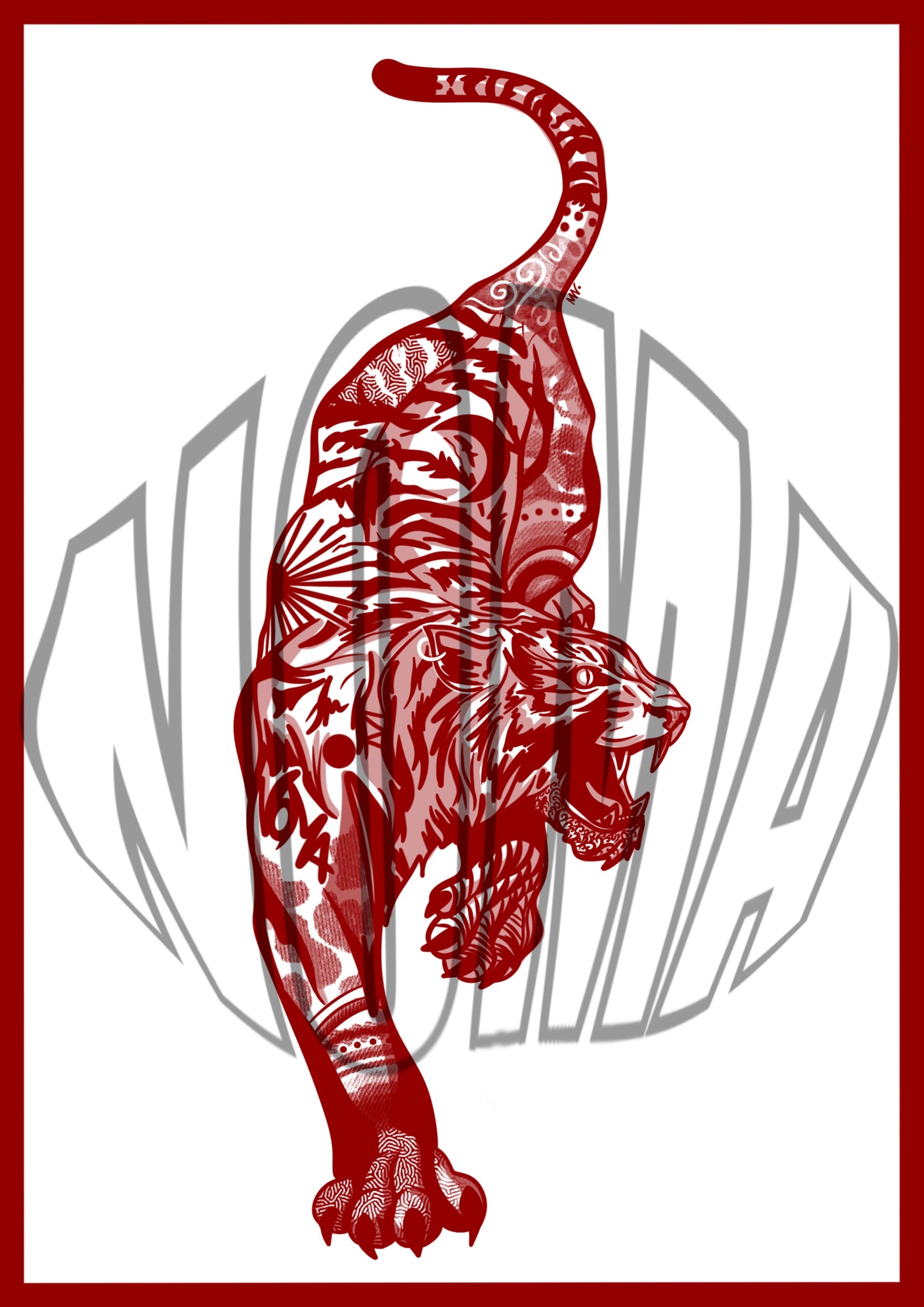 Print Noma "Crimson tiger"