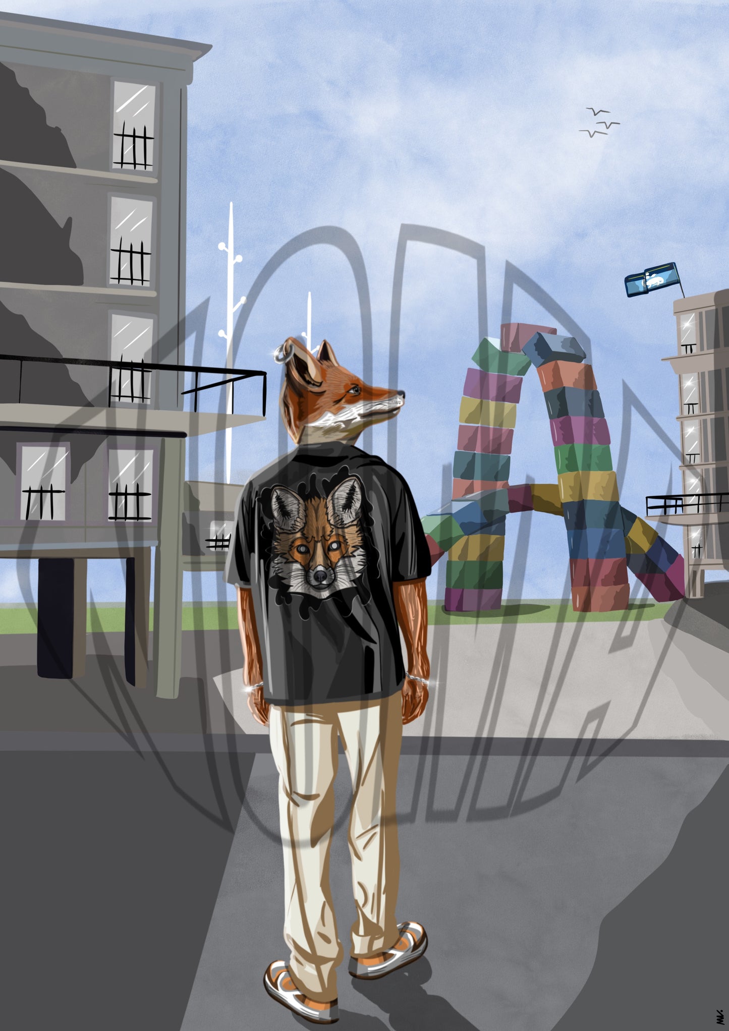 Print Noma "city fox"