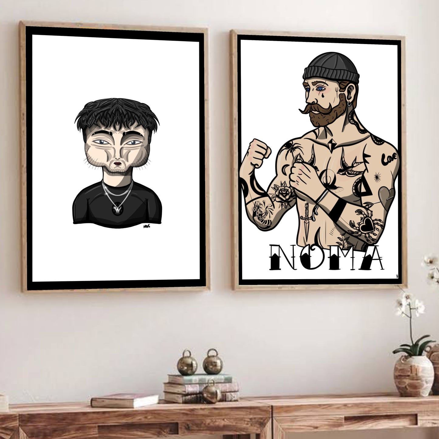 Print Noma "oldtrad boxeur"