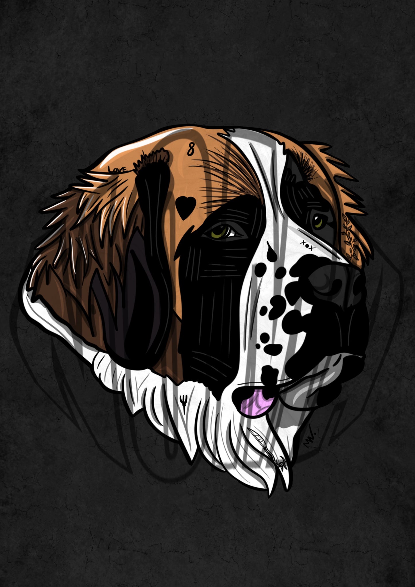 Print Noma "the mountain dog" noir