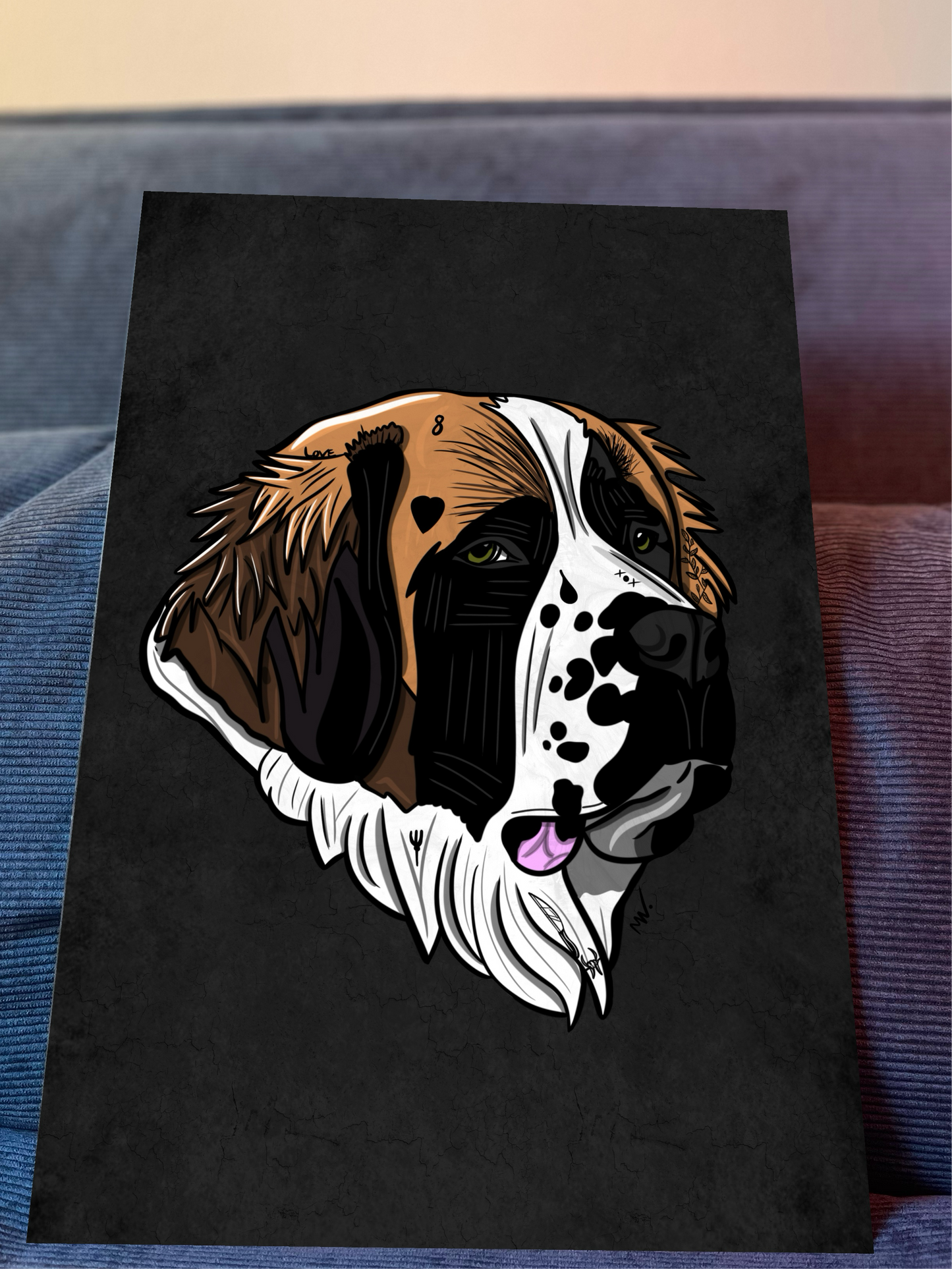 Print Noma "the mountain dog" noir