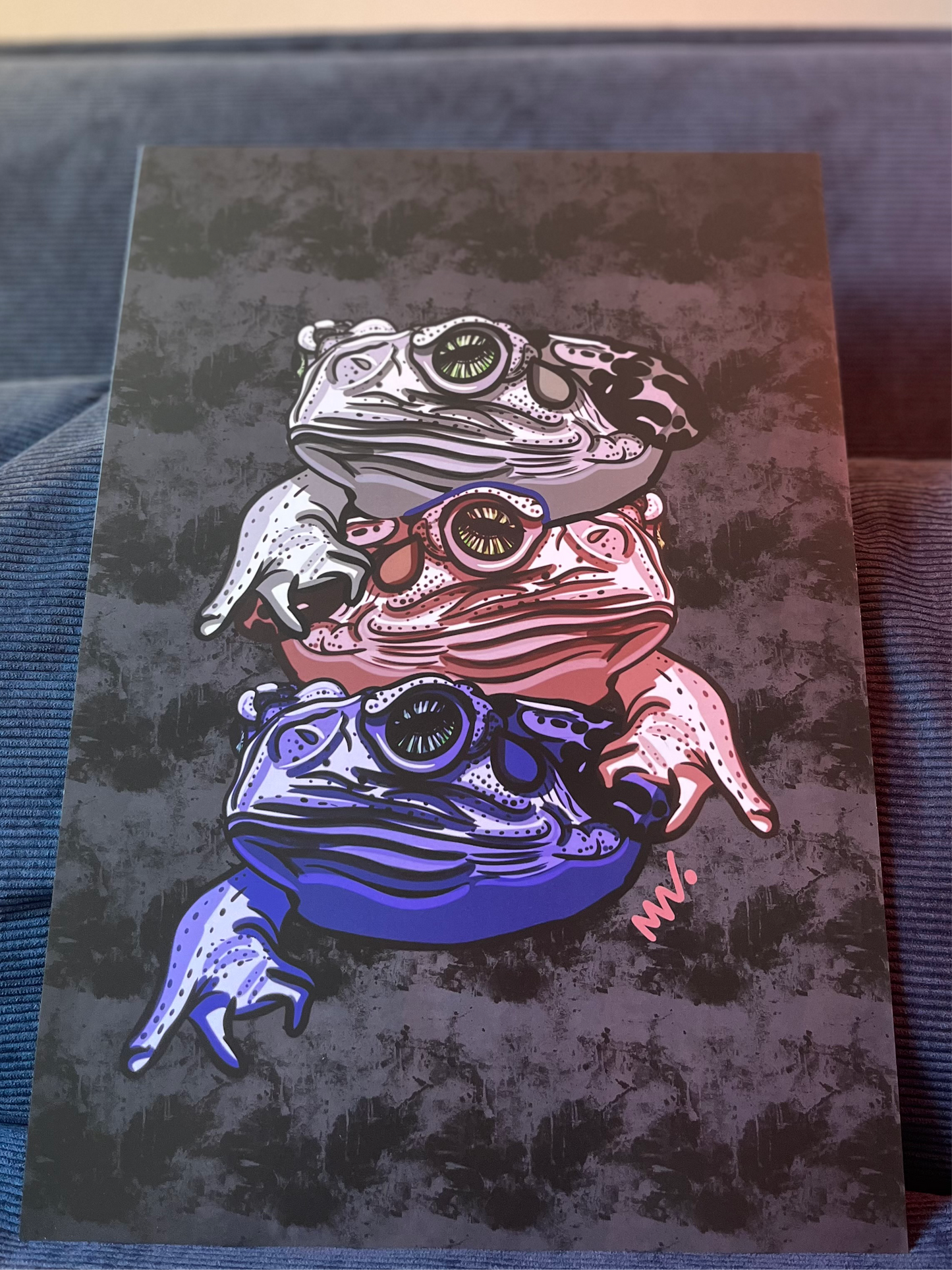 Print Noma "TRIFROGS" version noire