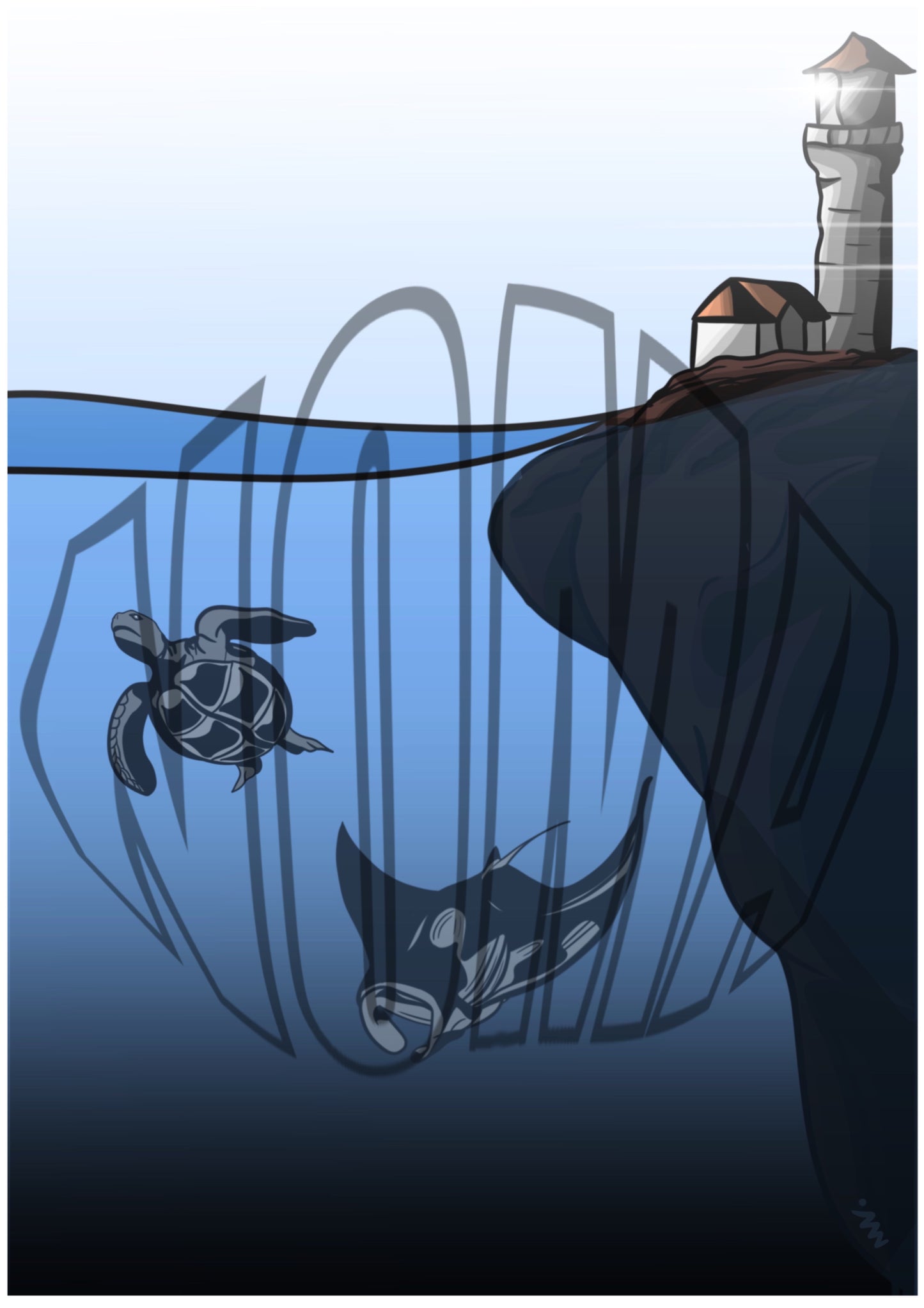 Print Noma "under the boats"