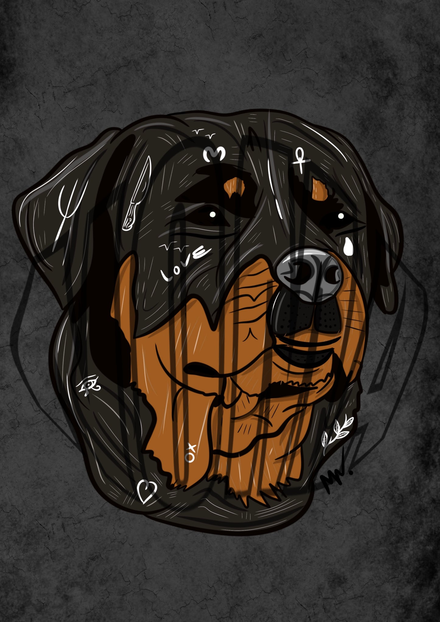 Print Noma "the rott" noir