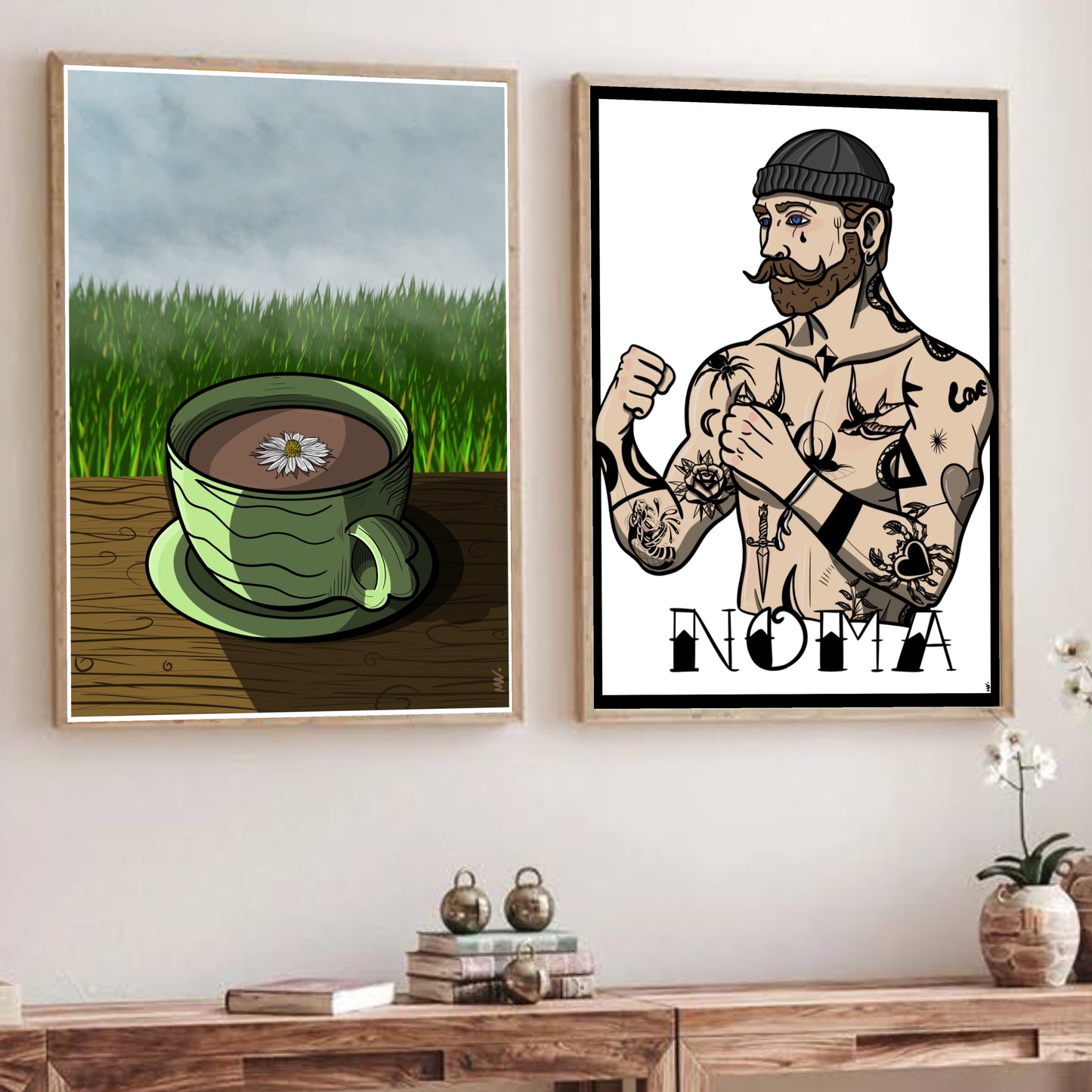 Print Noma "daisy mug"