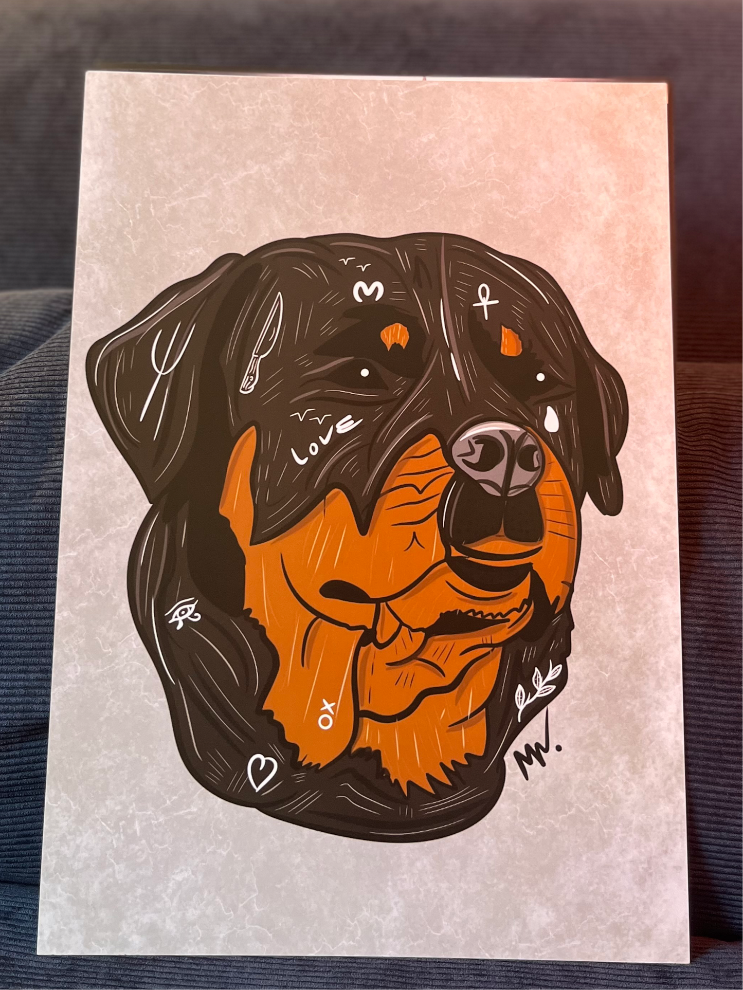 Print Noma "the rott" blanc