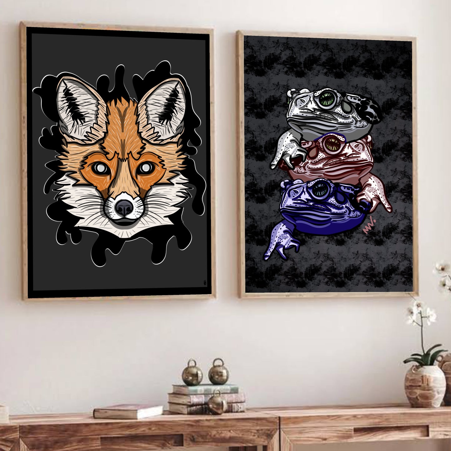 Print Noma "the fox"