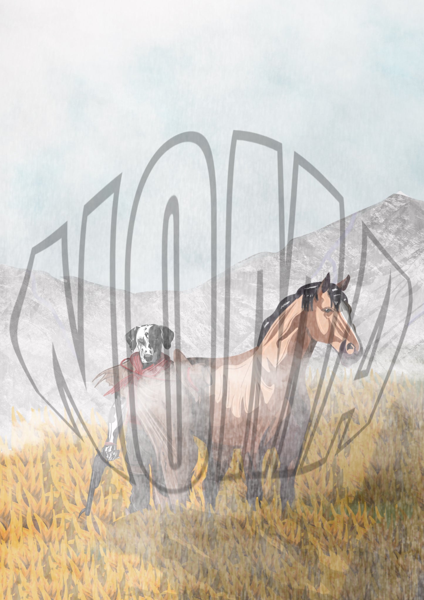 Print Noma "cow dog"