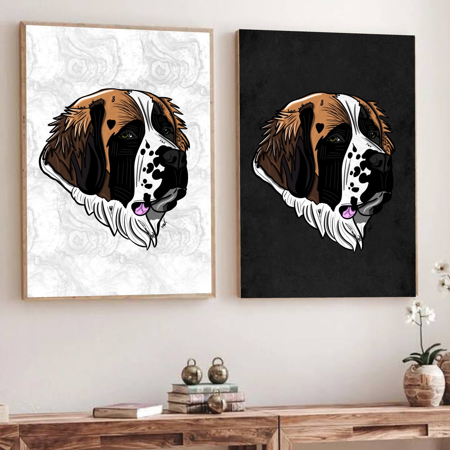 Print Noma "the mountain dog" noir