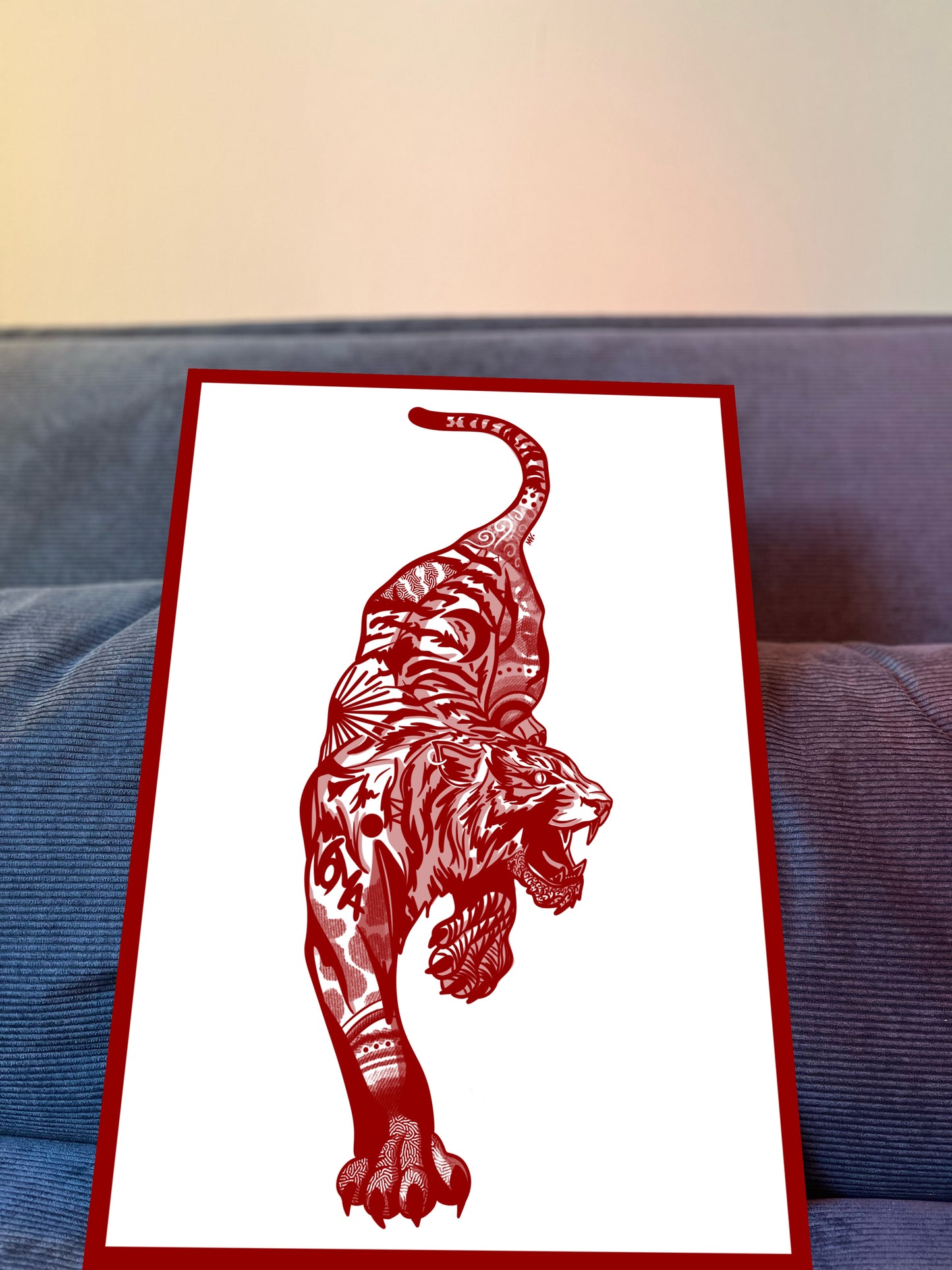 Print Noma "Crimson tiger"