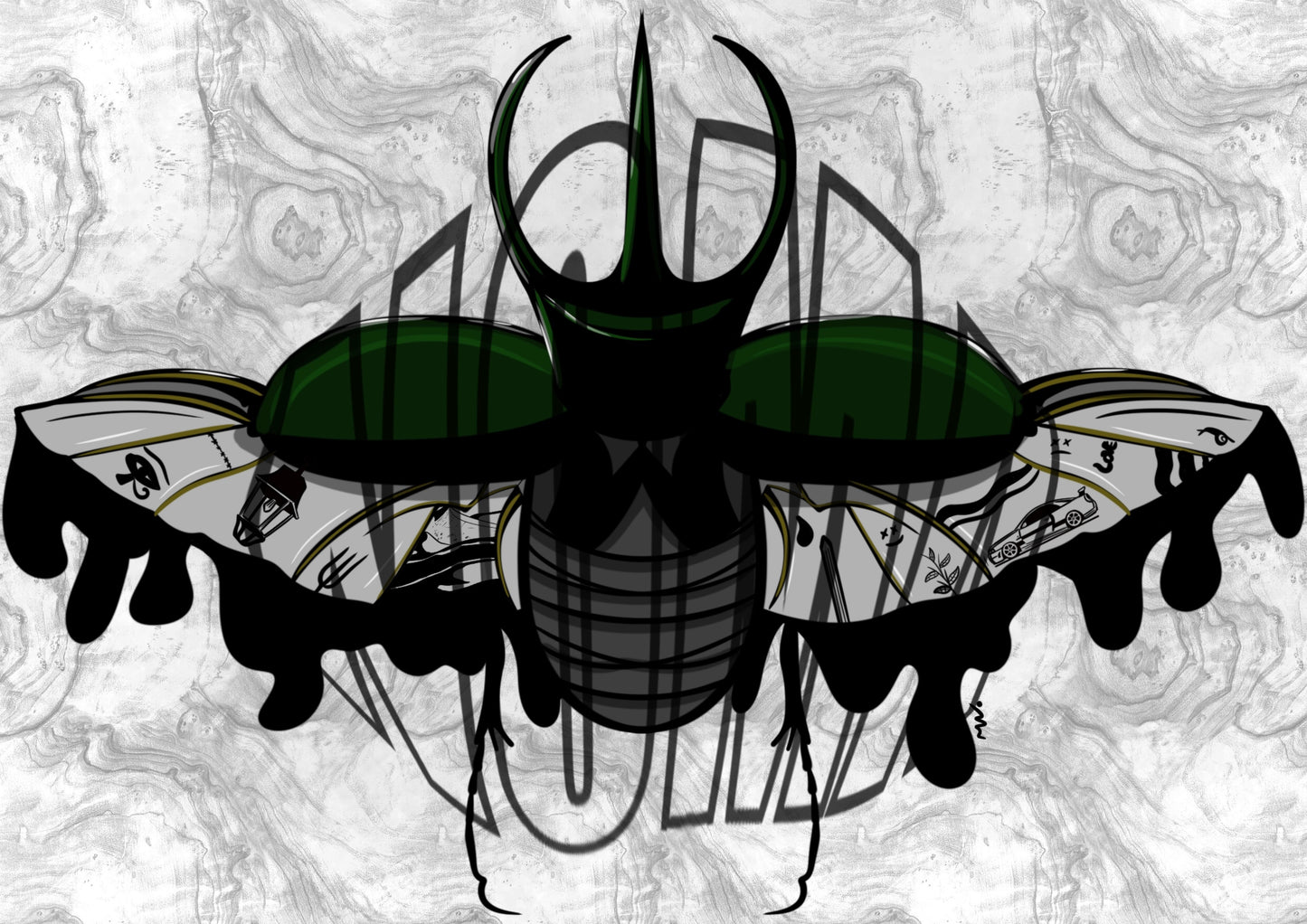 Print Noma "scarab"
